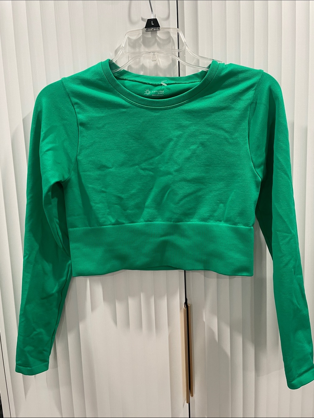 Aerie offline Cropped Long-Sleeve Top